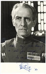 Peter Cushing Signed Photo as Grand Moff Tarkin in Star Wars